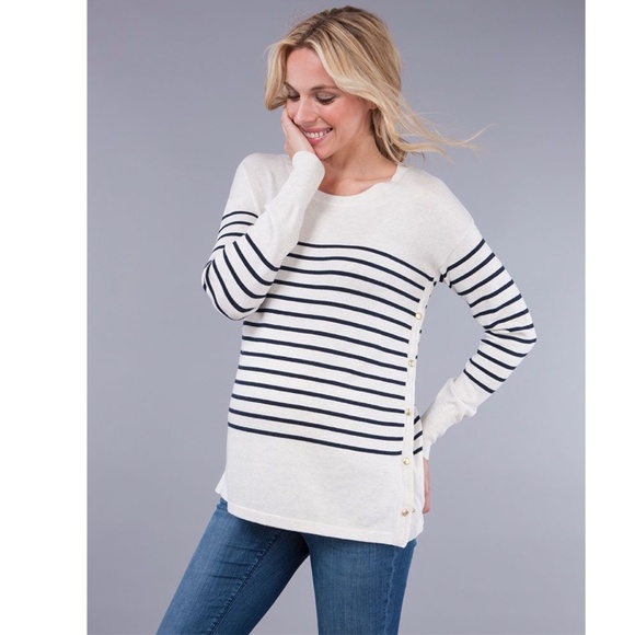 Seraphine Sweaters - EUC Seraphine Breton Maternity & Nursing Sweater